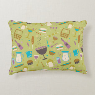 Barbecue Pattern Decorative Pillow