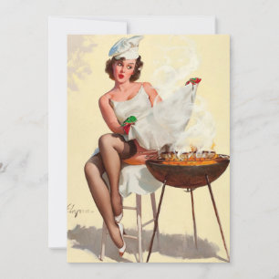 Barbecue Pin-Up Girl