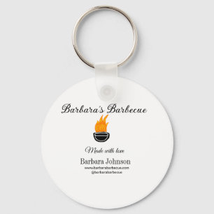 Barbecue restaurant kitchen social media website n keychain
