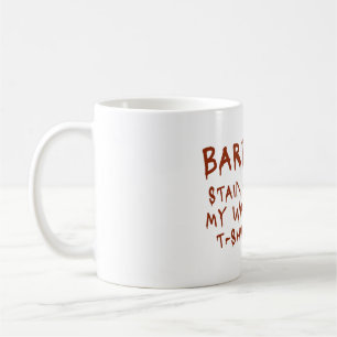 Barbecue Stain on my white Coffee Mug
