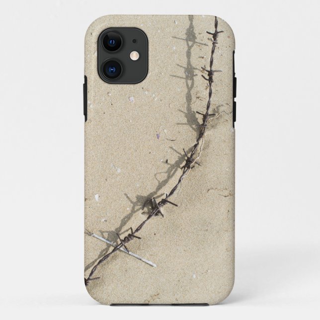 Barbed wire and sand Case-Mate iPhone case (Back)