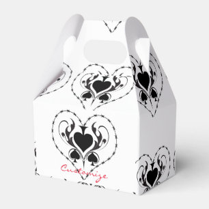 Barbed Wire Heart Black Spades Thunder_Cove  Favor Box