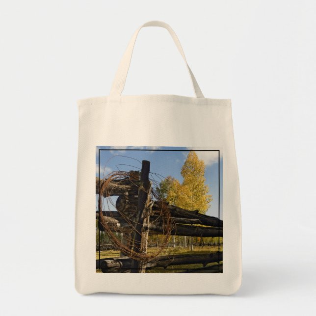 Barbed Wire Tote Bag (Front)