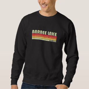 Barbee Lake Indiana Funny Fishing Camping Summer Sweatshirt