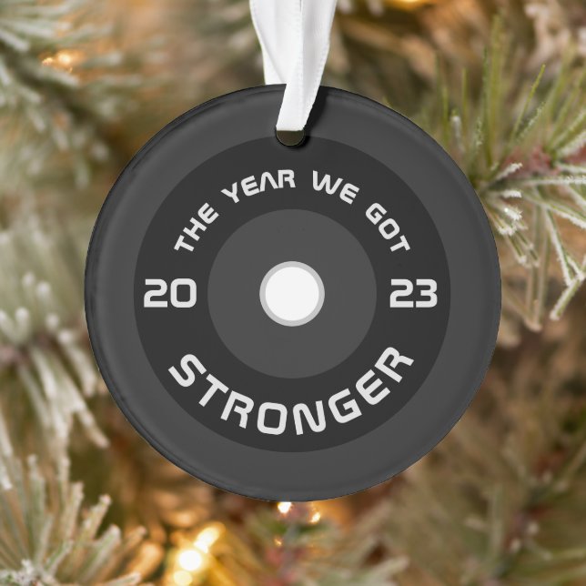 Barbell fitness 2025 personnalisé Noël (Arbre)