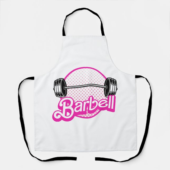 Barbell - pink apron (Front)
