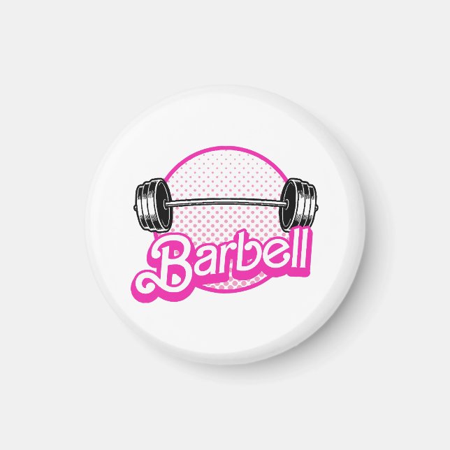 Barbell - pink magnet (Front)