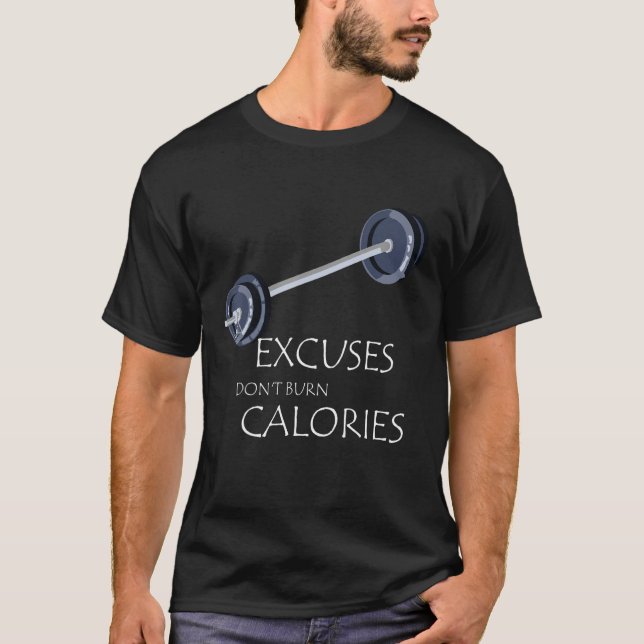 Barbell weightlifting motivation bodybuilding TEE (Front)