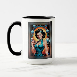 Barbenheimer Retro Fusion Atomic Age Fashion Mug