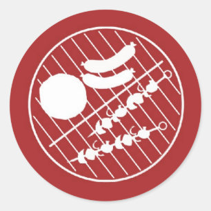 Barbeque Grill Sticker