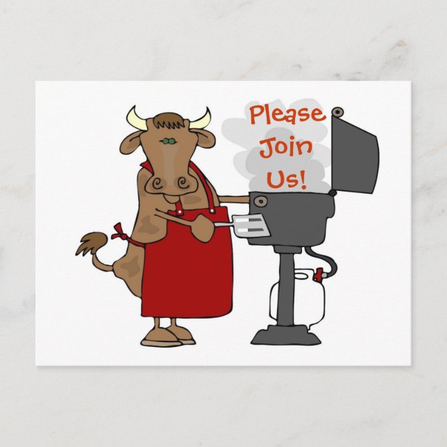 Barbeque Invitation - Please Join Us! (Front)