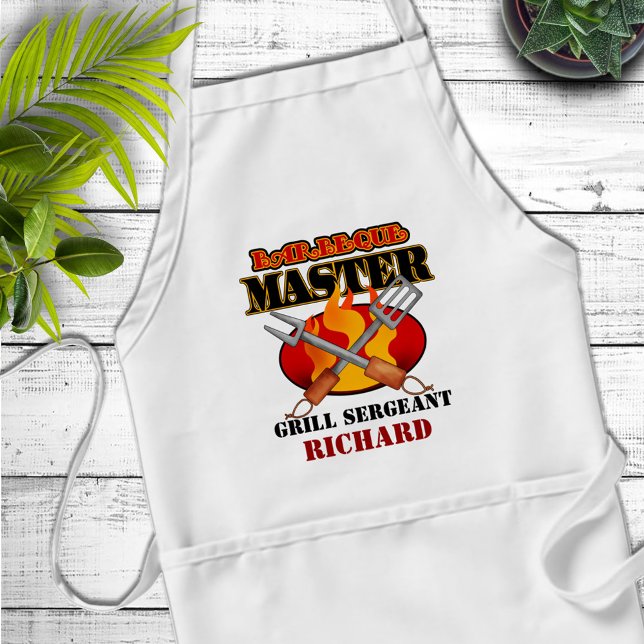 Barbeque Master Personalized BBQ Apron (Creator Uploaded)