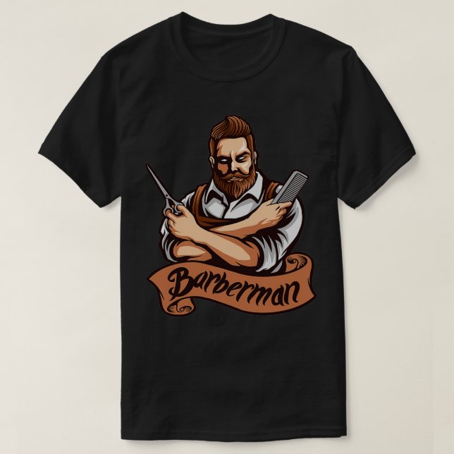 Barber 6 T-Shirt (Design Front)