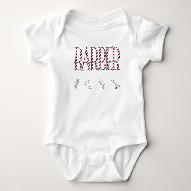 Barber Baby Bodysuit (Front)