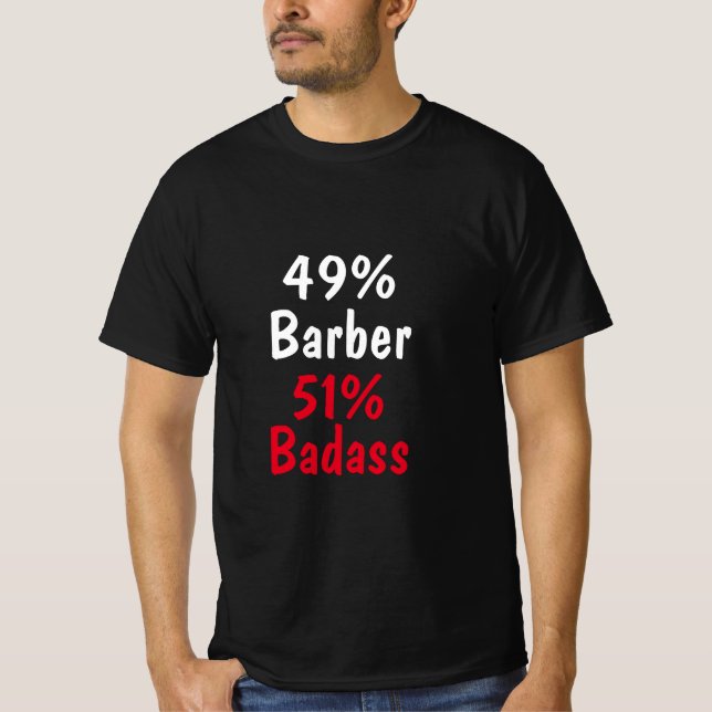 Barber Badass T-Shirt (Front)