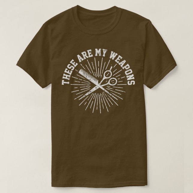 Barber Barber Scissors Comb Gift Classic TShirt (Design Front)