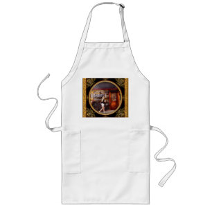 Barber - Barbershop - Time for a haircut Long Apron