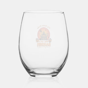 Barber Broom Broke Halloween Pumpkin Clipper Haunt Stemless Wine Glass