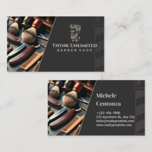 Barber Business Card – Customizable
