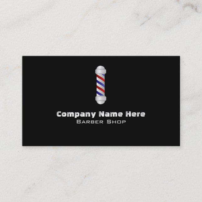Barber Business Cards (Front)