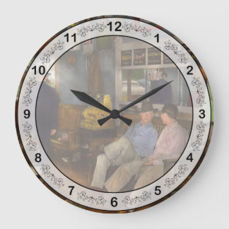 Barber - Cowboy stories 1939 Large Clock