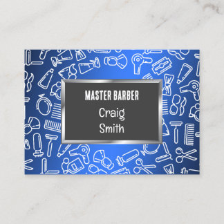 Barber Custom QR Business Card