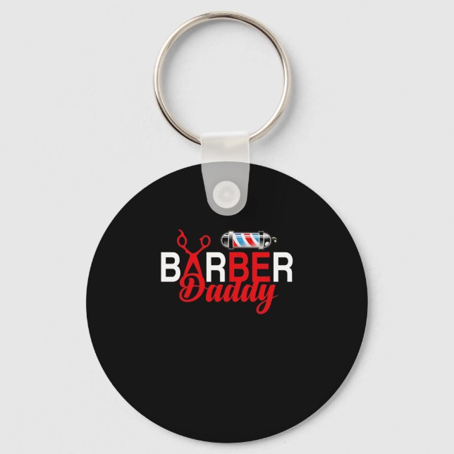 Barber Daddy Keychain (Front)