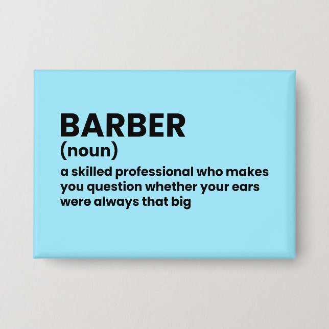 Barber Definition Joke (Front)