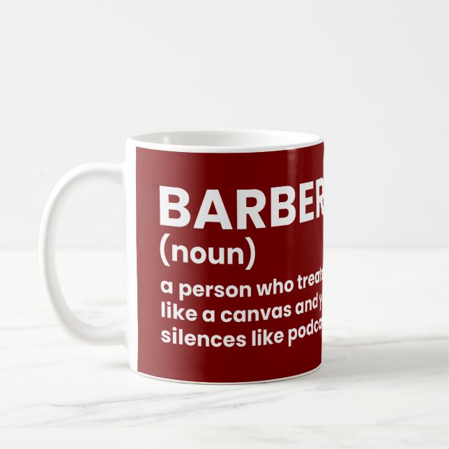 Barber Definition Mug (Left)