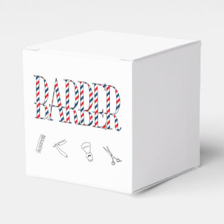 Barber Favor Box