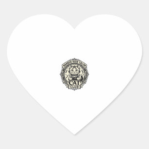 Barber Hair Salon Cat Funny Cat Graphic - Barber H Heart Sticker