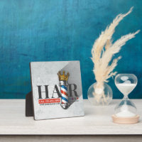 Barber Hair Shop King Crown Barber Pole Hair Salon