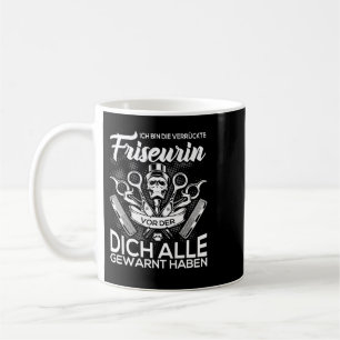 Barber Hairdresser Crazy Hairdresser Hairdresser53 Coffee Mug