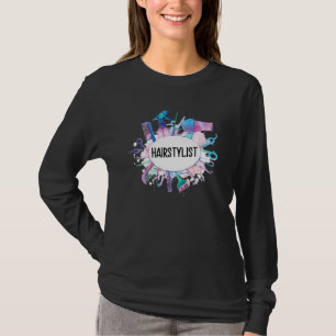 Barber Hairdresser Women Hairstylist T-Shirt