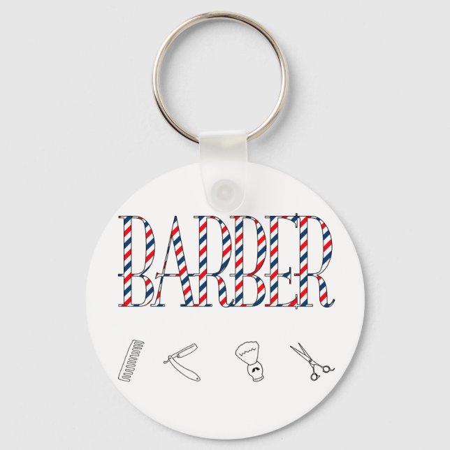 Barber Keychain (Front)
