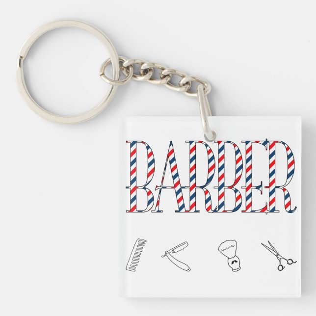 Barber Keychain (Front)