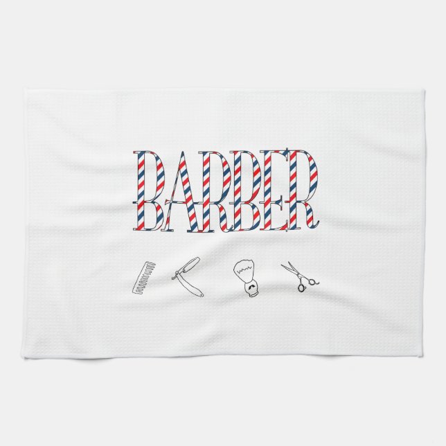 Barber Kitchen Towel (Horizontal)