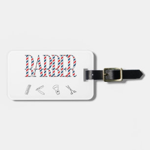 Barber Luggage Tag