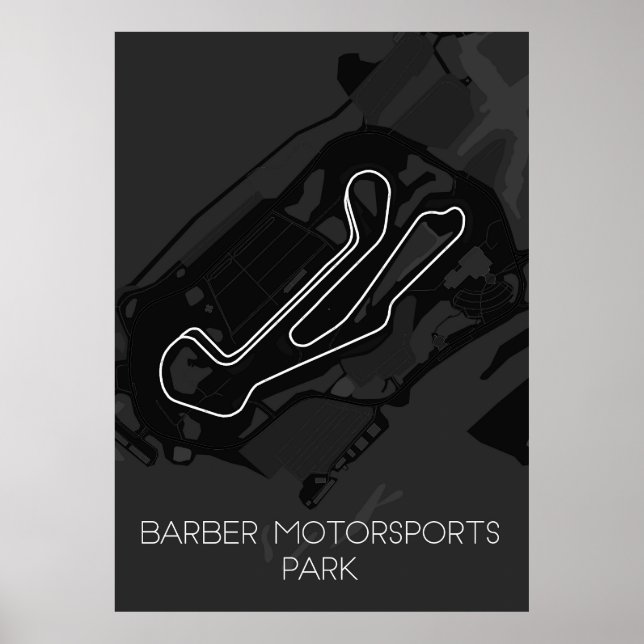 Barber Motorsports Park Poster (Front)