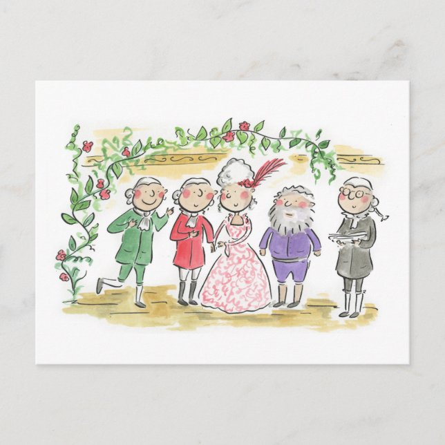 Barber of Seville, Wedding Postcard (Front)