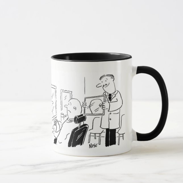 Barber or Hairdresser Cartoon Mug (Right)