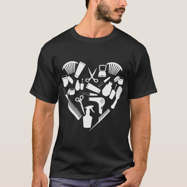 Barber Patern T-Shirt (Front)
