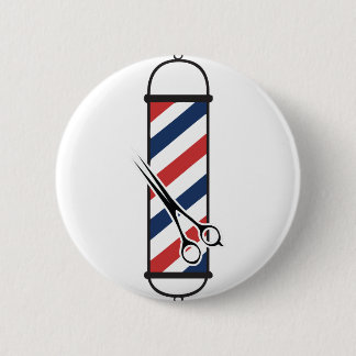 barber pole 2 inch round button