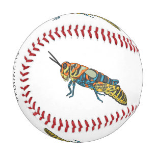 Barber pole grasshopper cartoon illustration  baseball