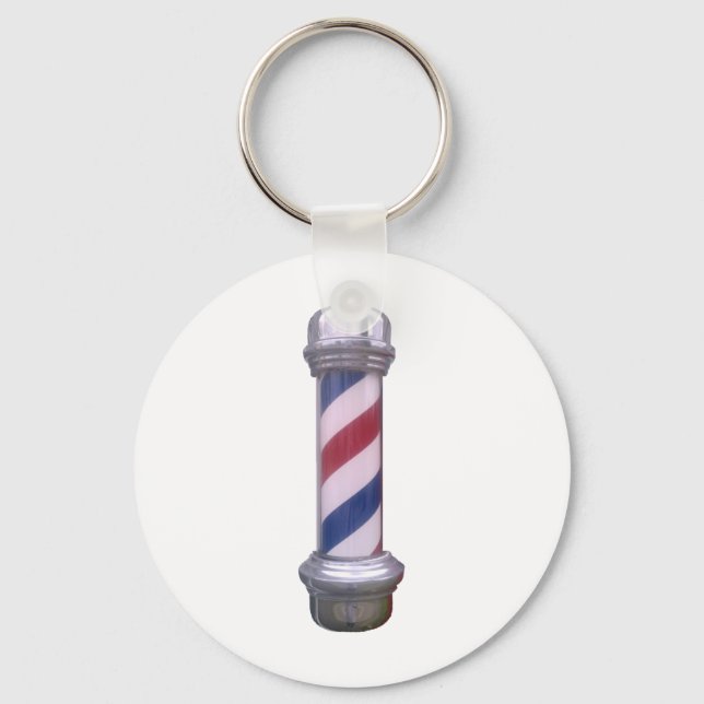 Barber Pole Keychain (Front)