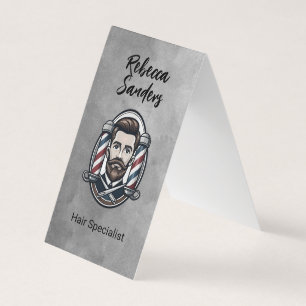 Barber Poles   Hair Stylist Business Card
