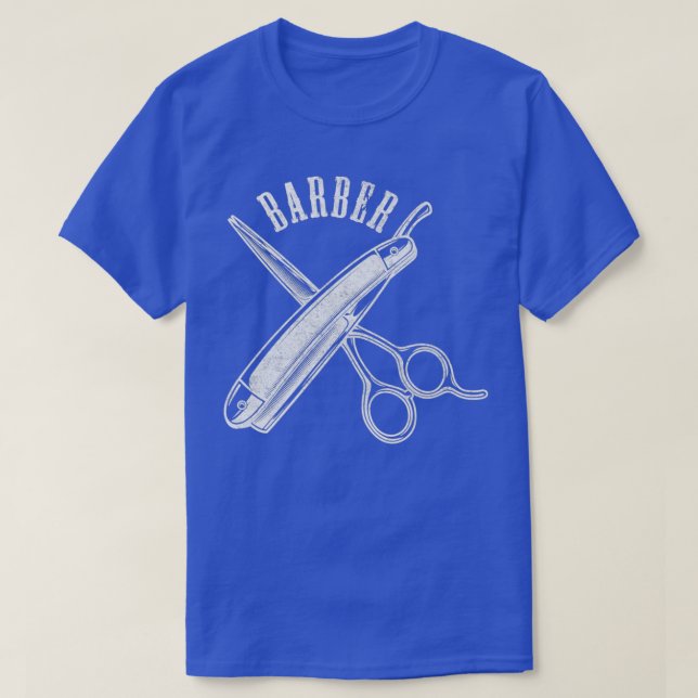 Barber Quote Funny Tools 2 T-Shirt (Design Front)