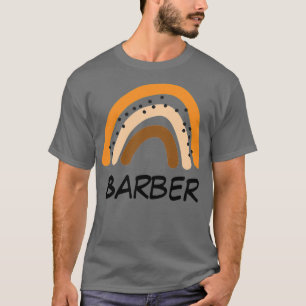 Barber Rainbow Gift Funny Present Idea For Barbers T-Shirt