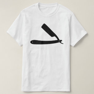 barber razor icons T-Shirt