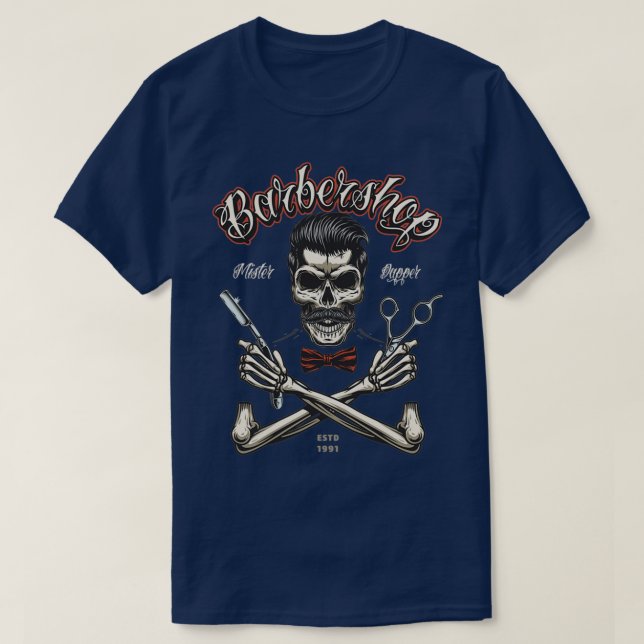 barber shop 28 T-Shirt (Design Front)